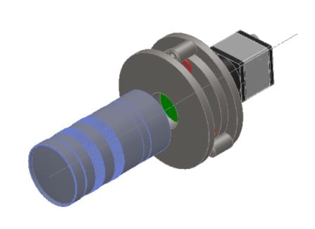3D model of the Fabry-Perot fast hyperspectral imaging device